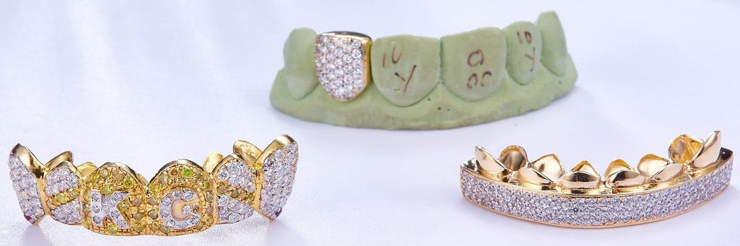 Solid gold custom grillz