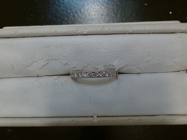 0.5 Ct. Diamond 14 Kt Gold (White). Wedding Band.
