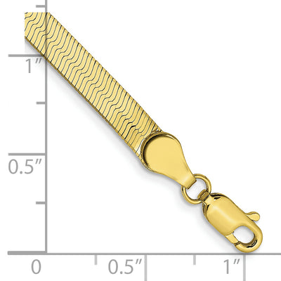 10k 4mm Silky Herringbone Chain