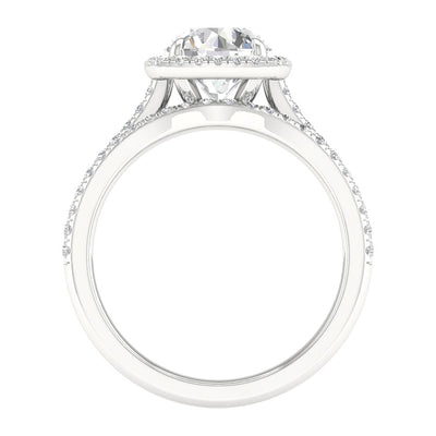 14K 1.95.00CT Certified Lab Grown Bridal Ring