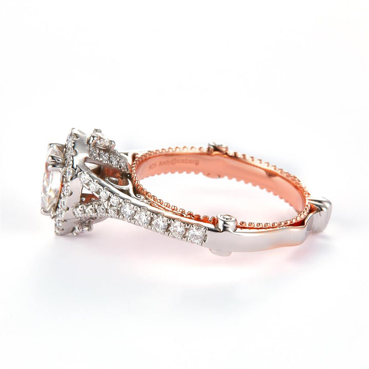 1.32 Ct. Moissanite Sterling Silver (White). Solitaire with Pear Cut Center Stone Ring. (Women). Size 7.5