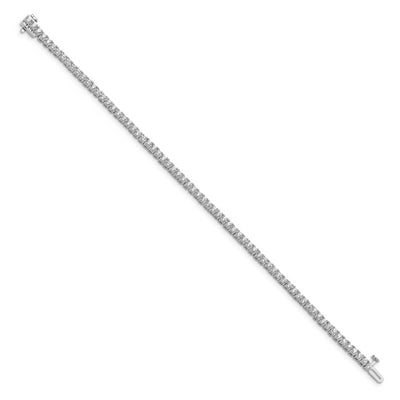 14k White Gold Lab Grown Diamond VS/SI FGH Tennis Bracelet