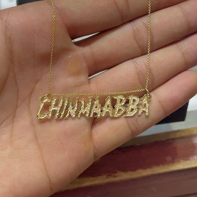 Nameplate: Danger style with Free16" Chain