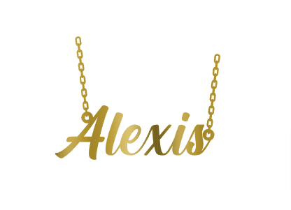 Nameplate - Double Plated with Free 16" Chain