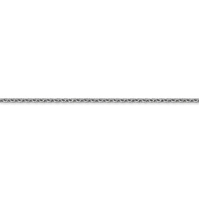 14k WG 1.8mm Forzantine Cable Chain