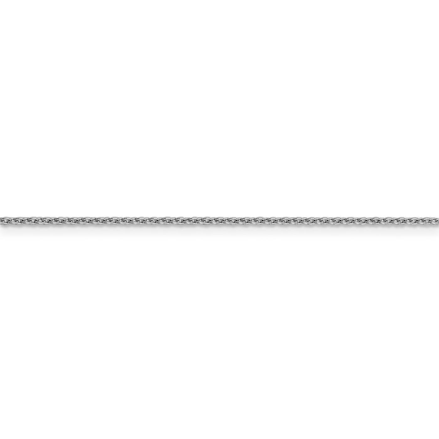 14k WG 1.4mm Forzantine Cable Chain