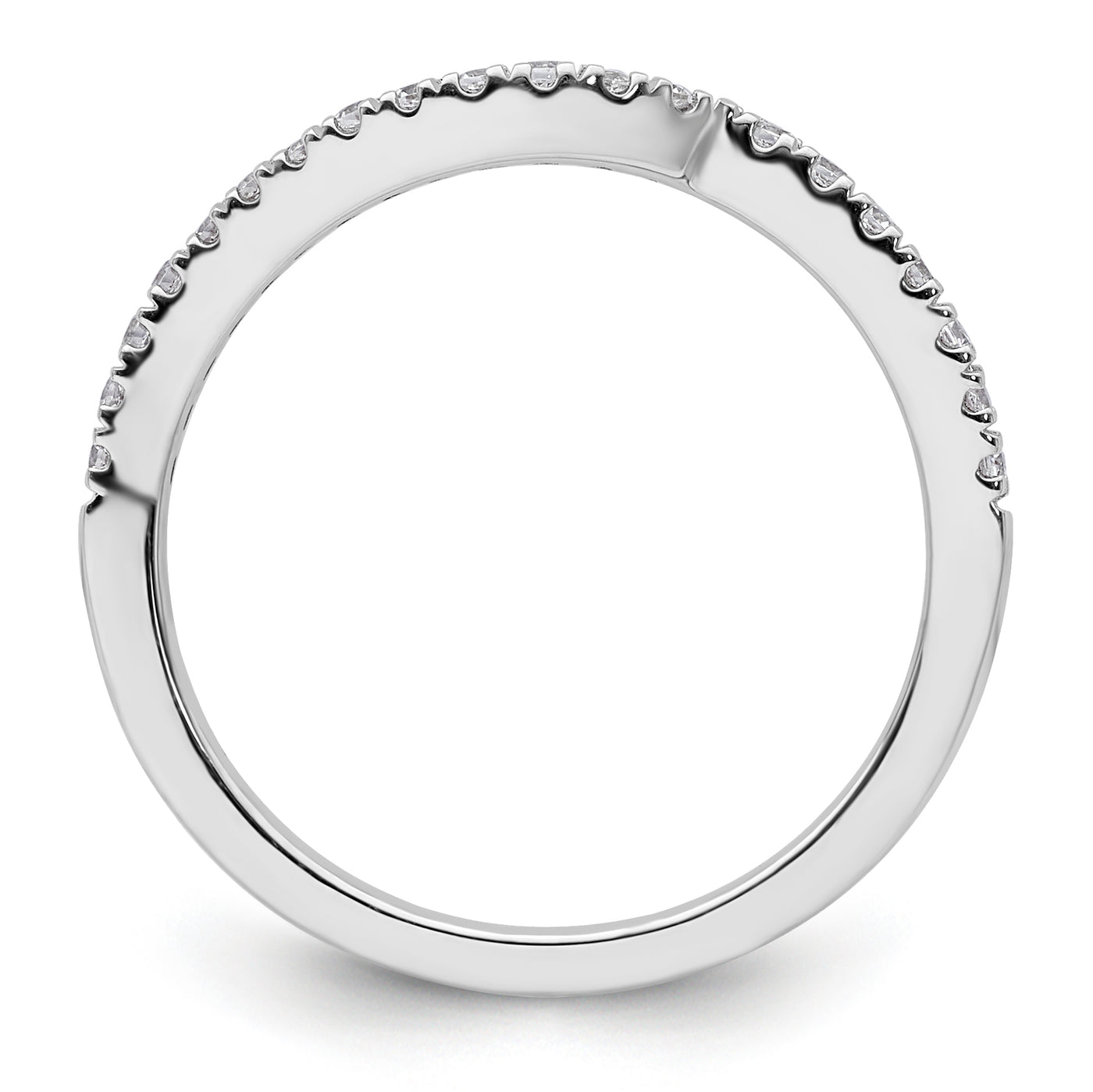 14kw Contured Lab Grown Dia VS/SI FGH Wedding Band