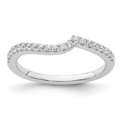 14kw Contured Lab Grown Dia VS/SI FGH Wedding Band