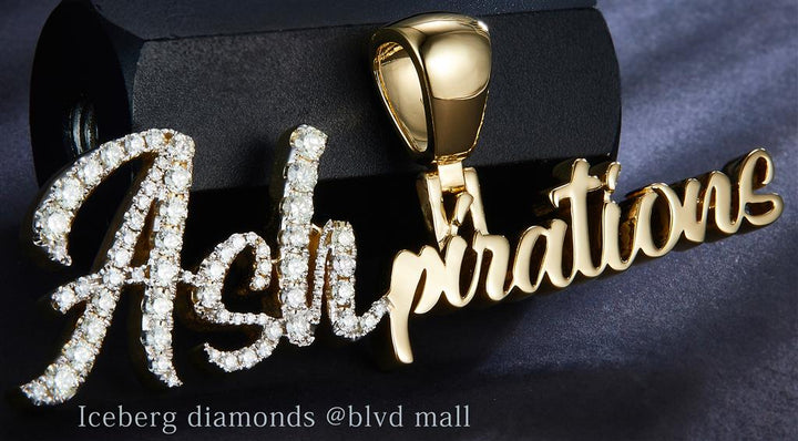 3.08 Carats. Diamond 10 Kt Gold (Yellow). CUSTOM ASHPIRATIONS Pendant. (Women).