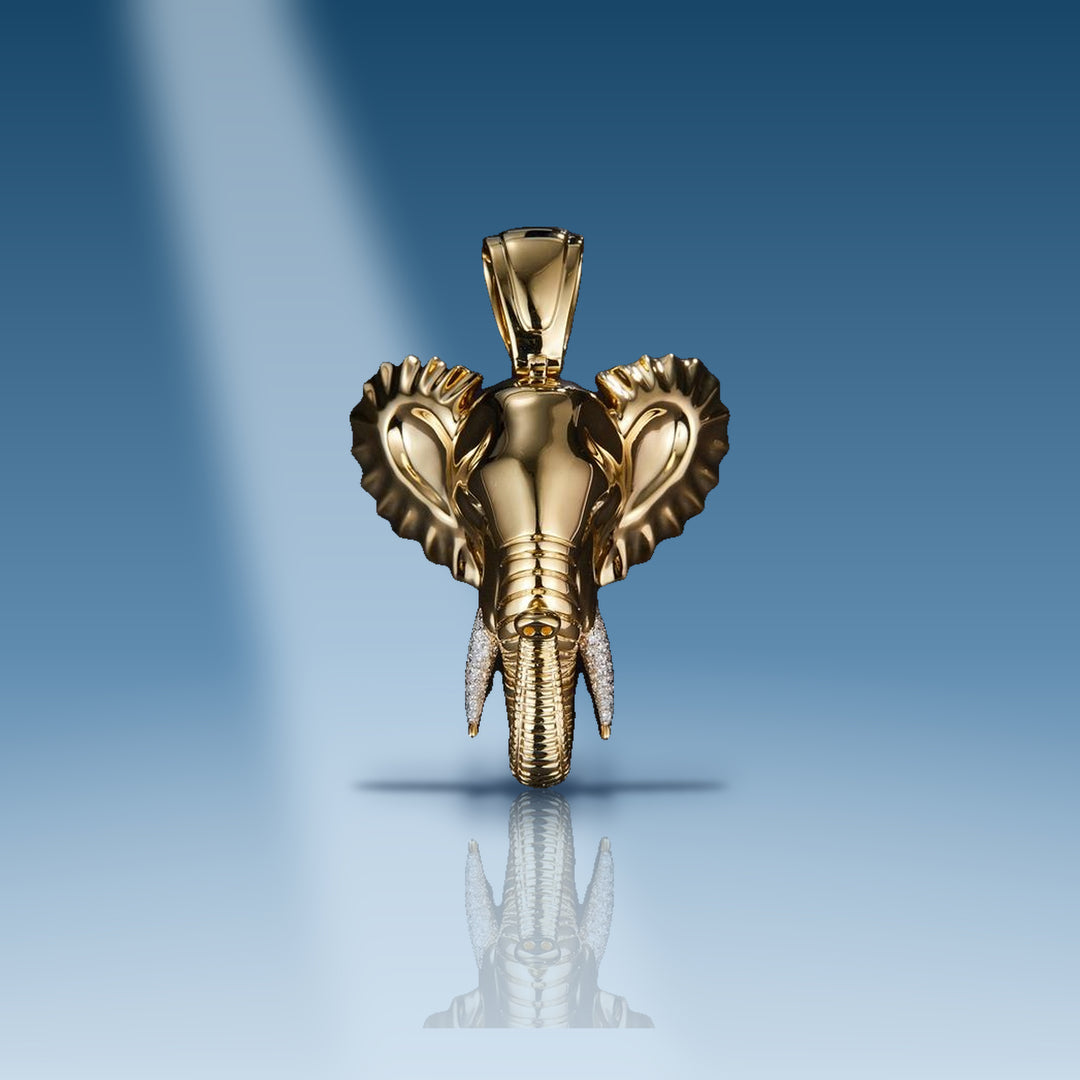 0-45-carats-diamond-10-kt-gold-yellow-custom-elephant-w-dia-husk-pendant-unisex