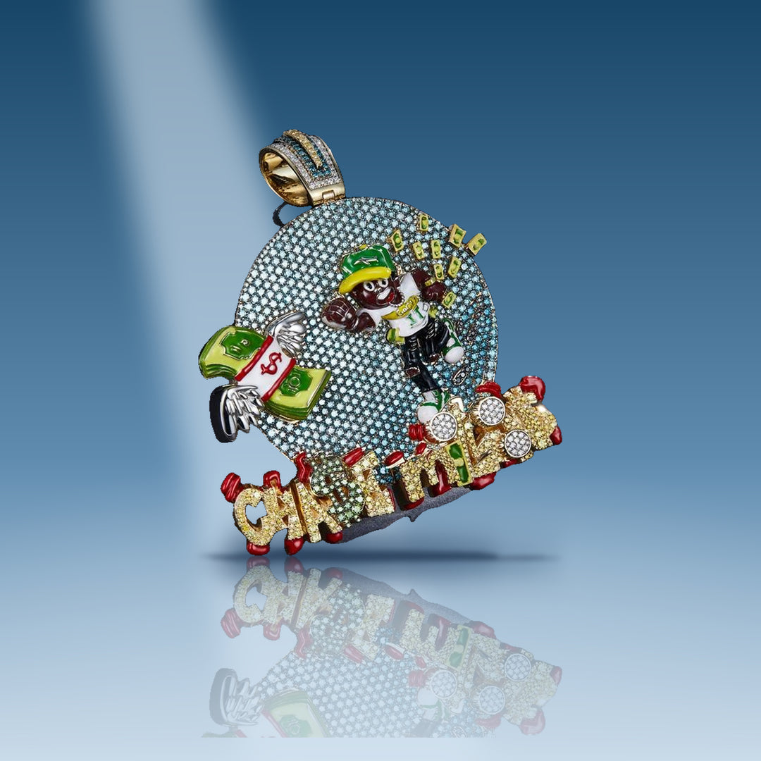 13-75-carats-diamond-sterling-silver-white-custom-chase-millions-pendant-unisex