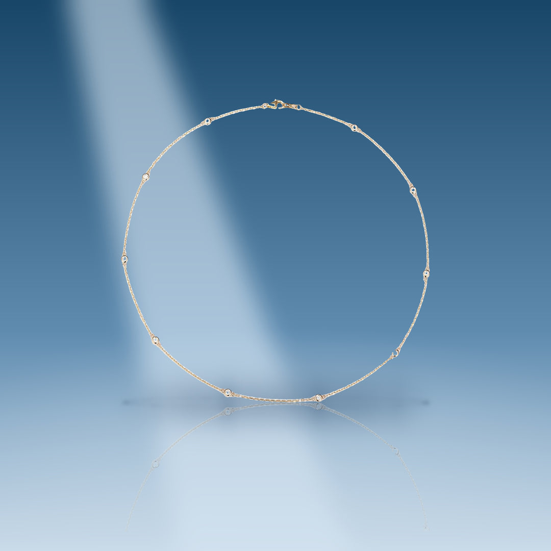 0-326-ct-moissanite-14-kt-gold-yellow-moissanite-by-the-yard-station-chain-women-18-in-long-2-mm-wide