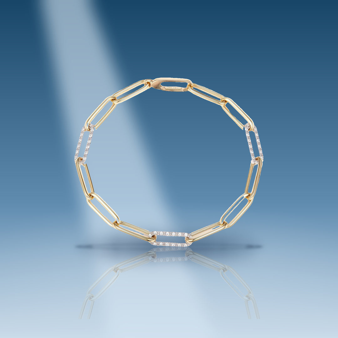 0-76-ct-moissanite-14-kt-gold-yellow-paper-clip-link-bracelet-women-7-in-long-7-mm-wide