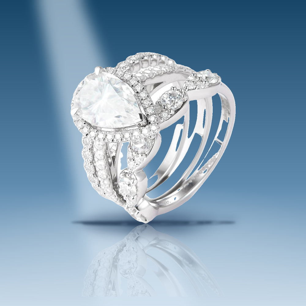 3-344-ct-moissanite-sterling-silver-white-wedding-trio-set-with-pear-shape-center-stone-ring-women-size-7-5