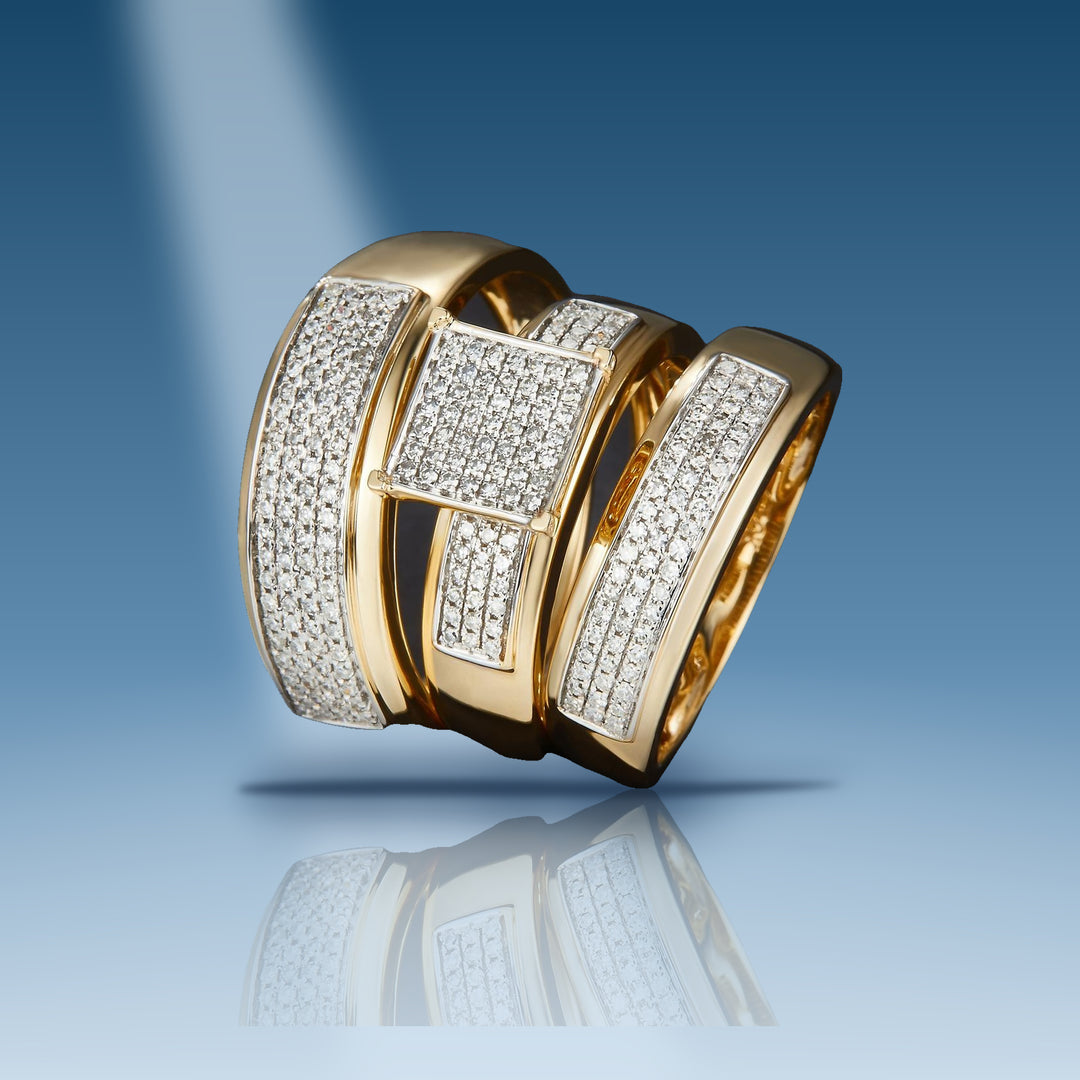 0-546-ct-diamond-14-kt-gold-yellow-trio-set-mens-band-size-10-women-engag-band-wedding-set-size-7-5
