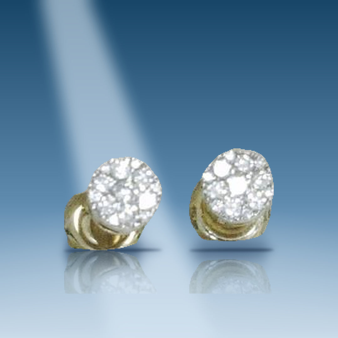 0-345-ct-diamond-14-kt-gold-yellow-flower-style-studs-earrings-unisex