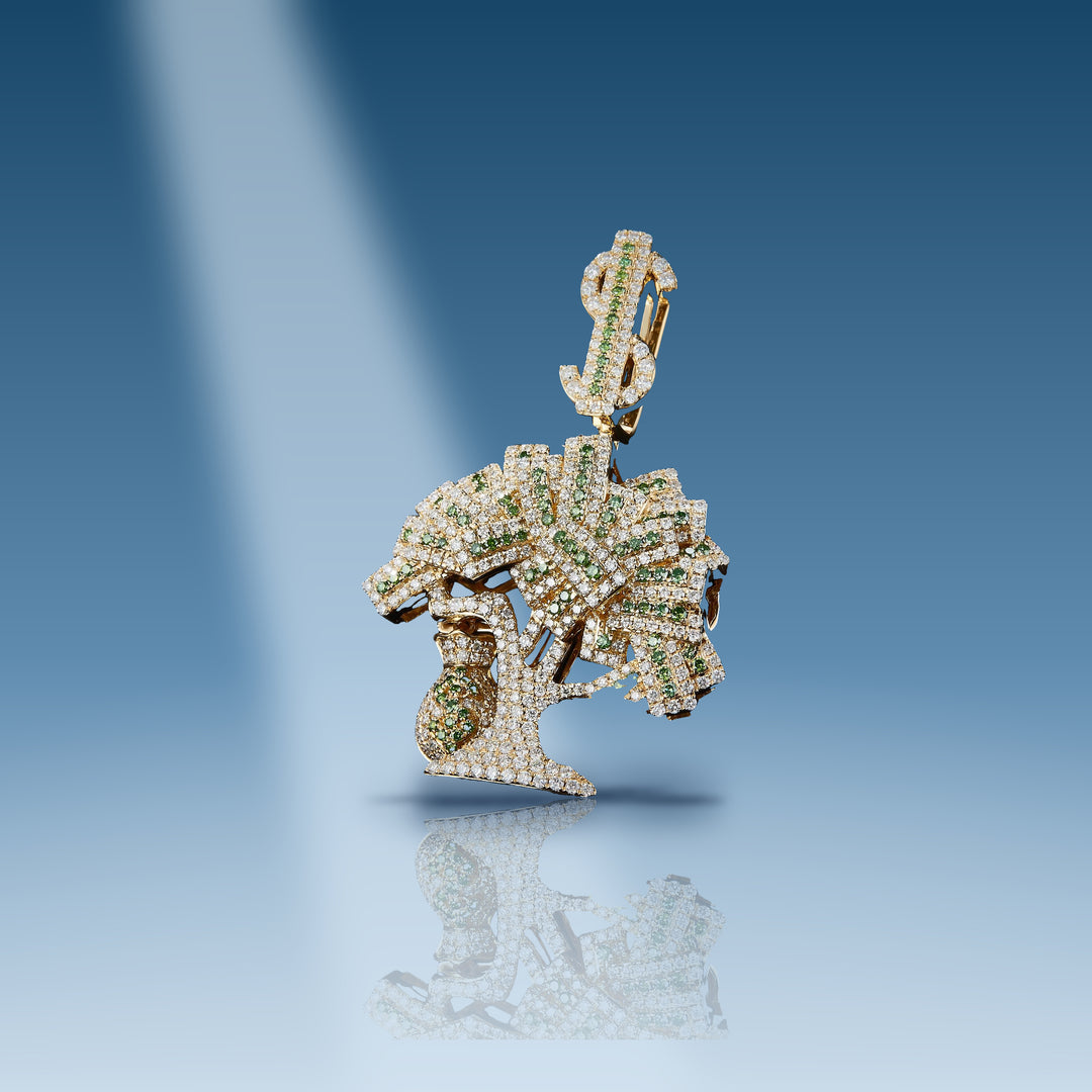 4-08-ct-diamond-10-kt-gold-yellow-big-money-tree-with-green-diamonds-pendant-men