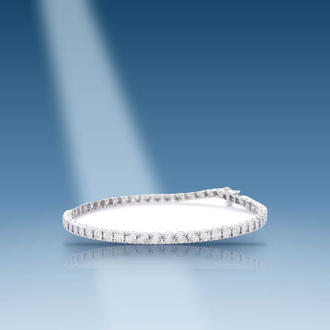 1-11-ct-diamond-10-kt-gold-white-tennis-with-illusion-setting-bracelet-unisex-8-in-long-3-7-mm-wide