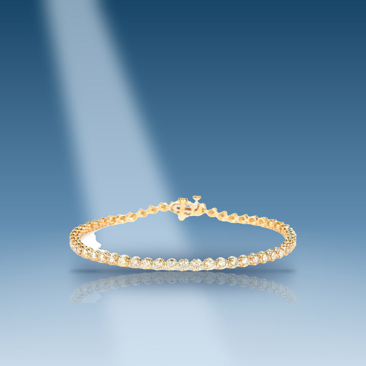 3-2-ct-diamond-10-kt-gold-yellow-tennis-bracelet-unisex-7-5-in-long-3-2-mm-wide