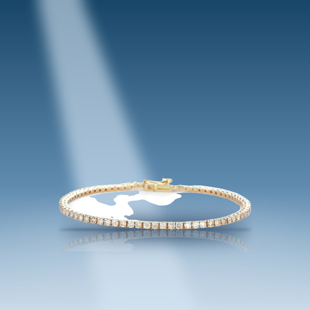 3-12-ct-diamond-10-kt-gold-yellow-tenns-bracelet-unisex-7-in-long-2-2-mm-wide