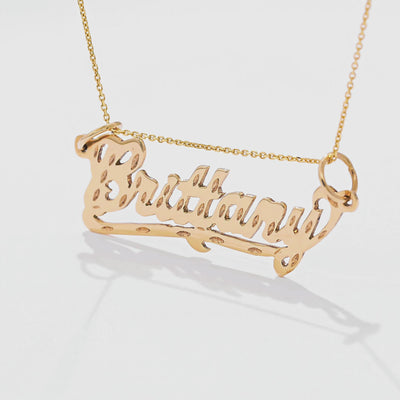 Nameplate - Underlined with Free 16" Chain