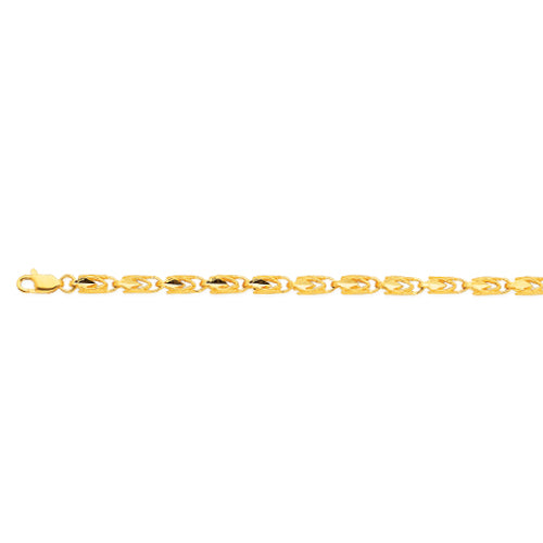 10KY 5MM TURKISH 16 CHAIN NECKLACE",10K 5MM YELLOW GOLD TURKISH 16 CHAIN NECKLACE""