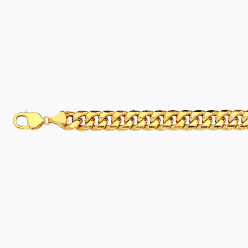 10KY 11MM HOLLOW MIAMI CUBAN 22 CHAIN NECKLACE"