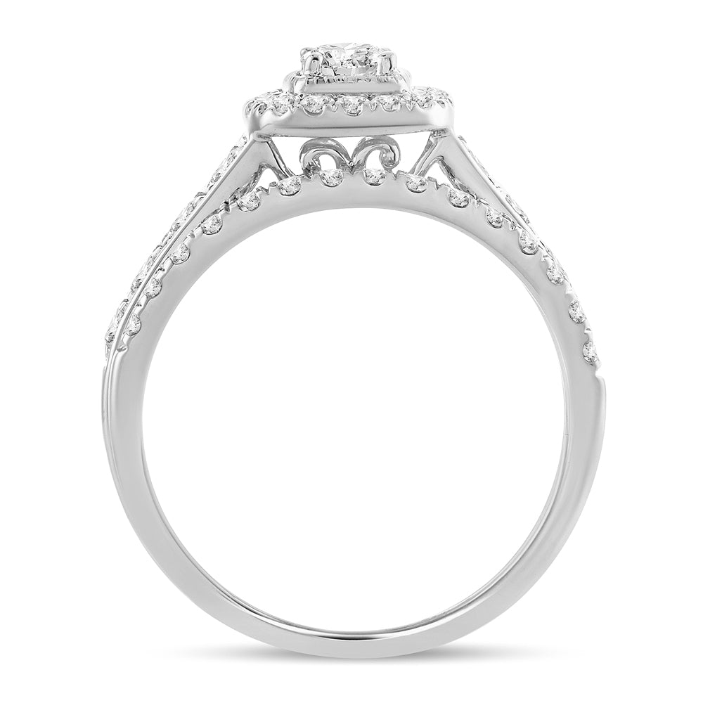 14K 1.00CT Diamond BRIDAL RING