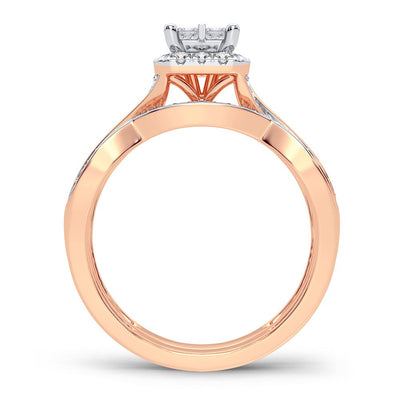 14K 0.61CT Diamond Bridal Ring
