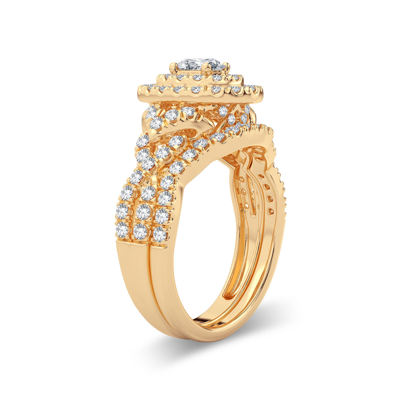 14K 1.82CT Diamond Bridal Ring