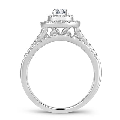 14K 1.00CT Diamond bridal set