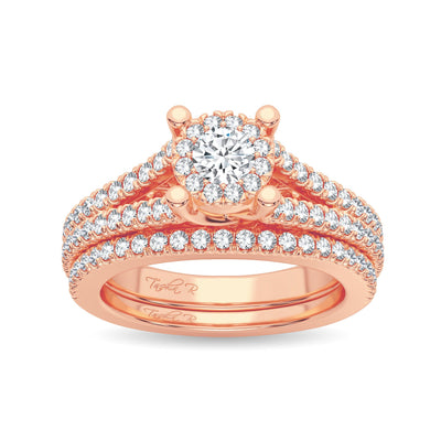 14K 0.83CT Diamond Bridal Ring