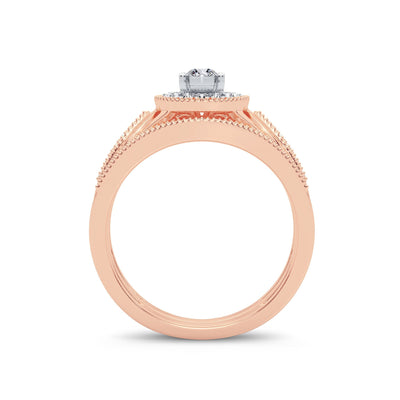 10K 0.36CT Diamond Bridal Ring