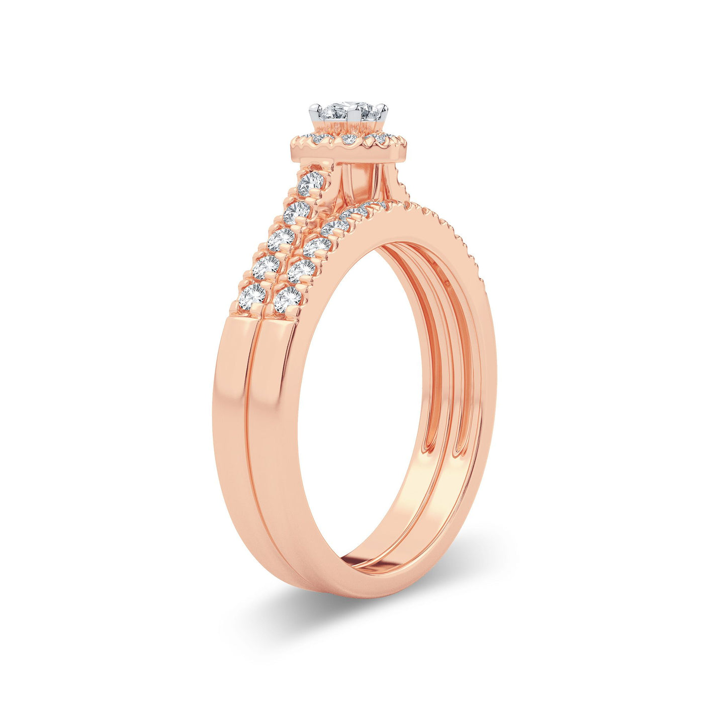 14K 0.52CT Diamond Bridal Ring