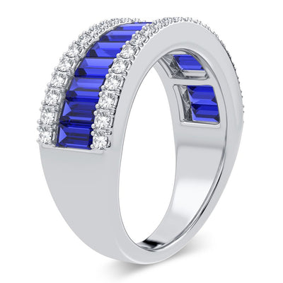 14K 0.40CT Diamond/Color Stone Ring