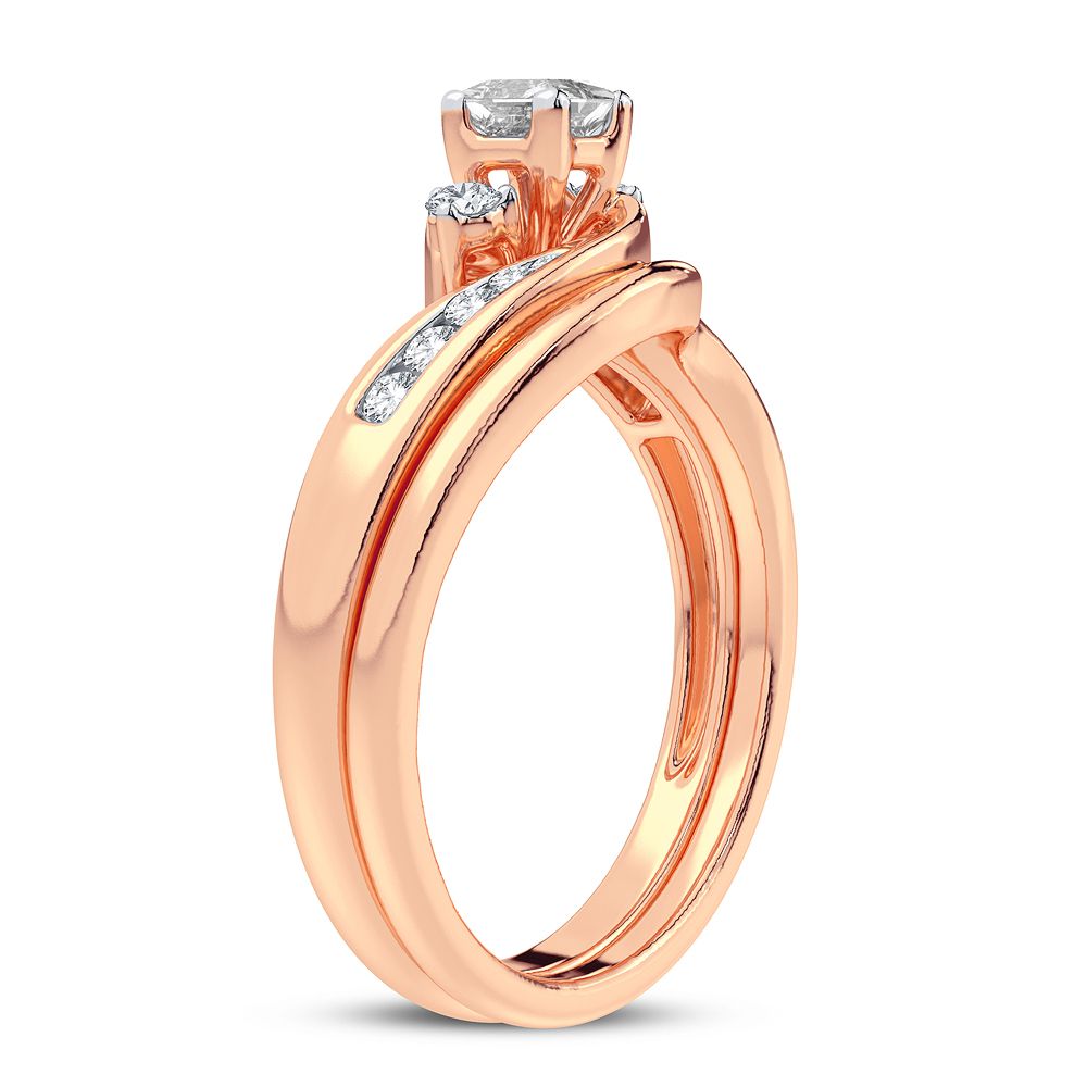 10K 0.35CT Diamond Bridal Ring