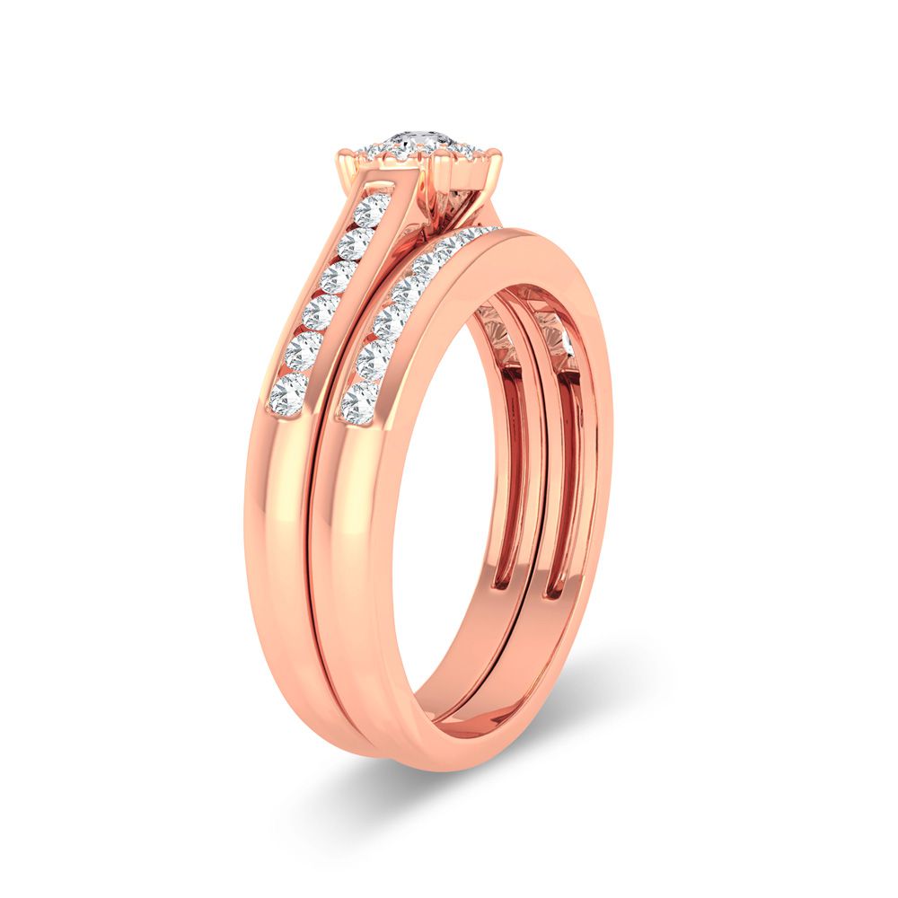 14K 0.53ct Diamond Bridal Ring