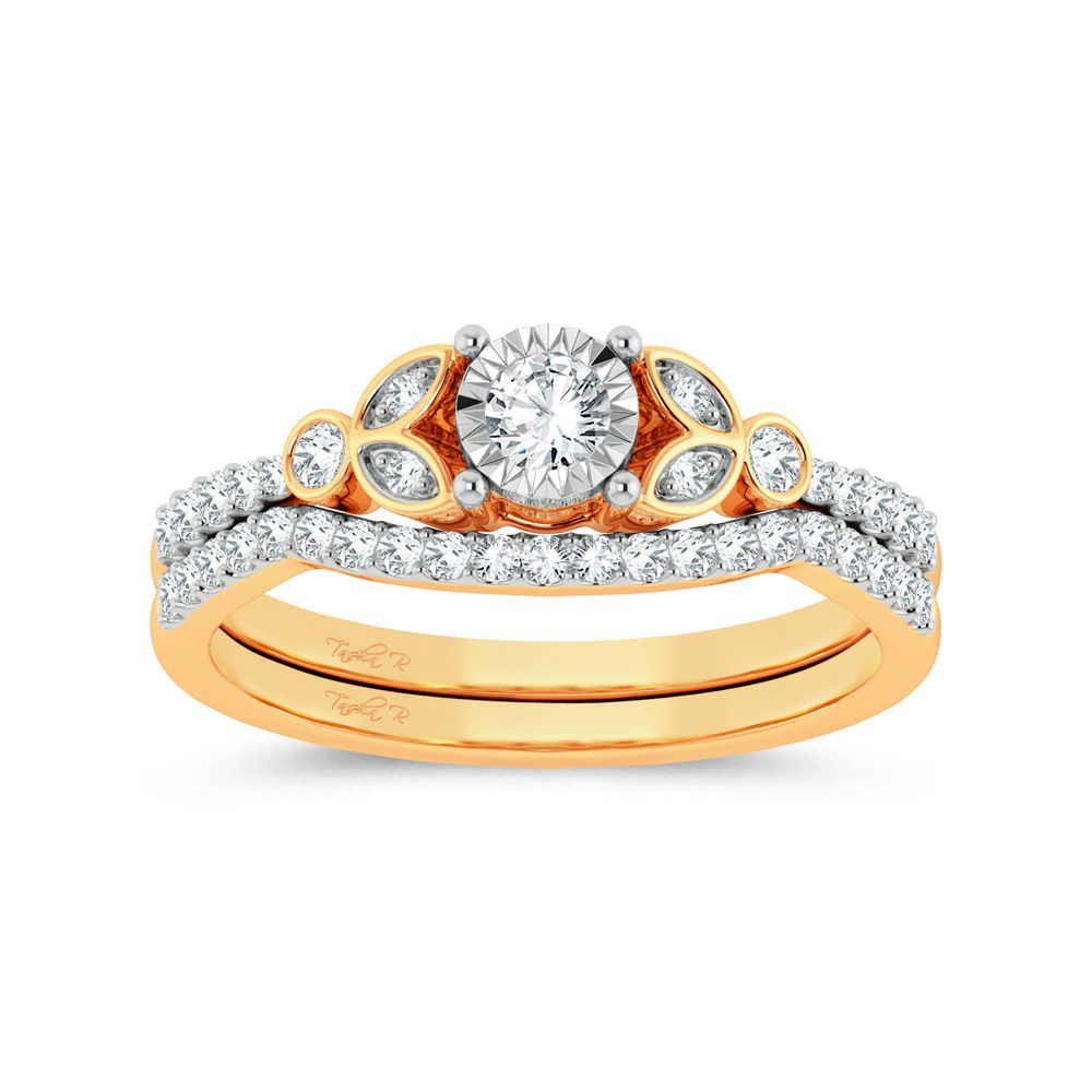 10K 0.33ct Diamond Bridal Ring