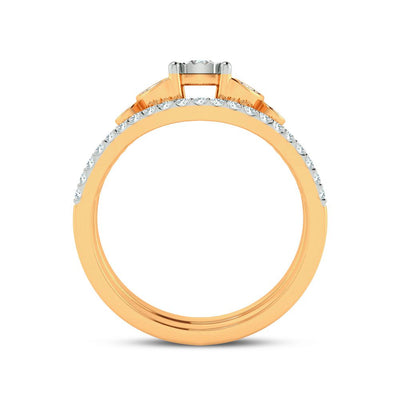 10K 0.33ct Diamond Bridal Ring