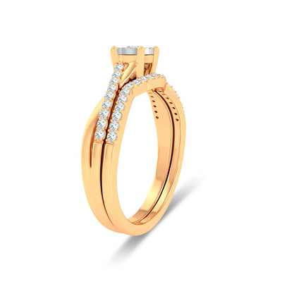 10K 0.25ct Diamond Bridal Ring