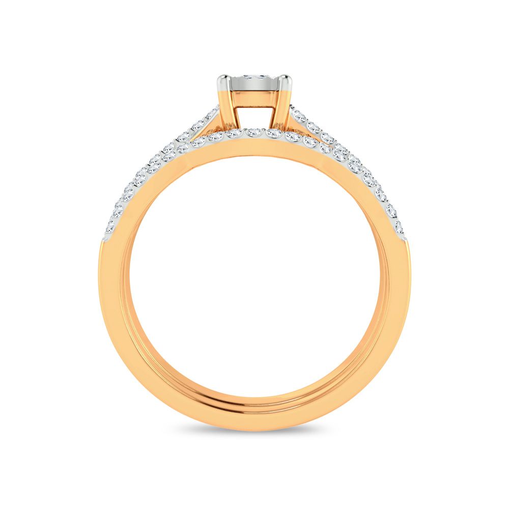 10K 0.25ct Diamond Bridal Ring