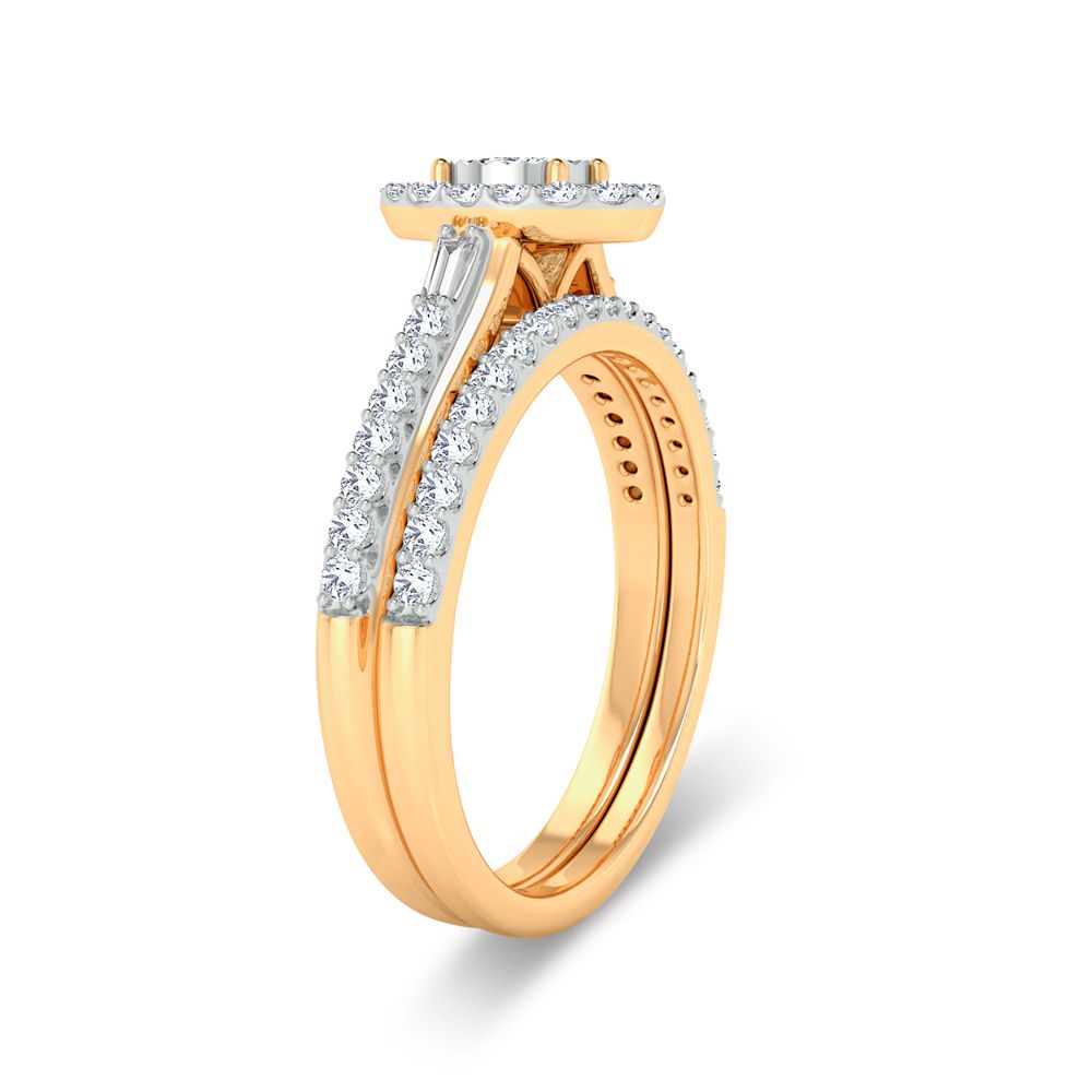 10K 0.40ct Diamond Bridal Ring