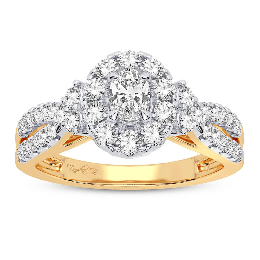 14K  1.00ct Diamond Engagement Ring