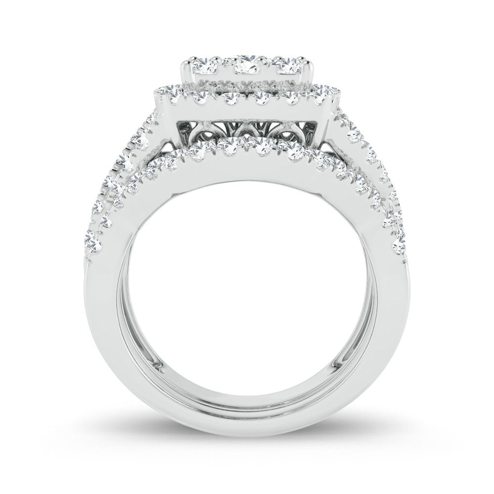 14K 2.38ct Diamond Bridal Ring
