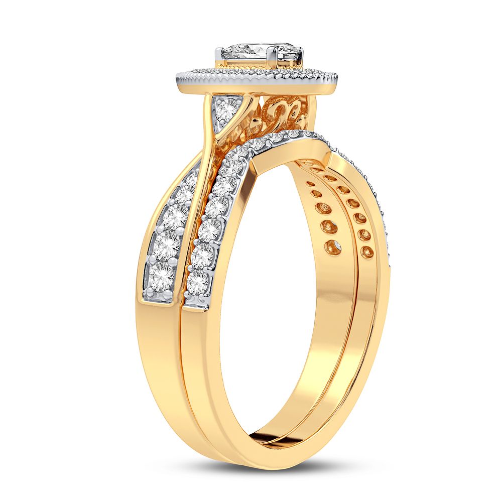 14K 0.60CT Diamond Bridal Ring